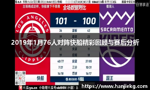2019年1月76人对阵快船精彩回顾与赛后分析
